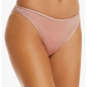 NWT Ramy Brook Sparkle Knit Isla Bikini Bottoms Size Medium MSRP $108